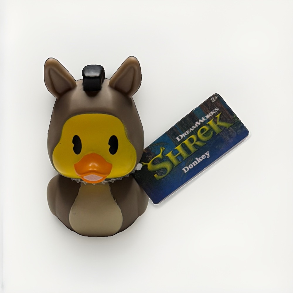 Shrek Dreamworks Duckalooz Donkey Rubber Duck Approx 3" High